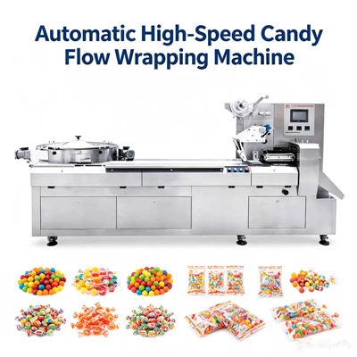 Automaattinen Candy Sweet Bag Flow -pakkauskone